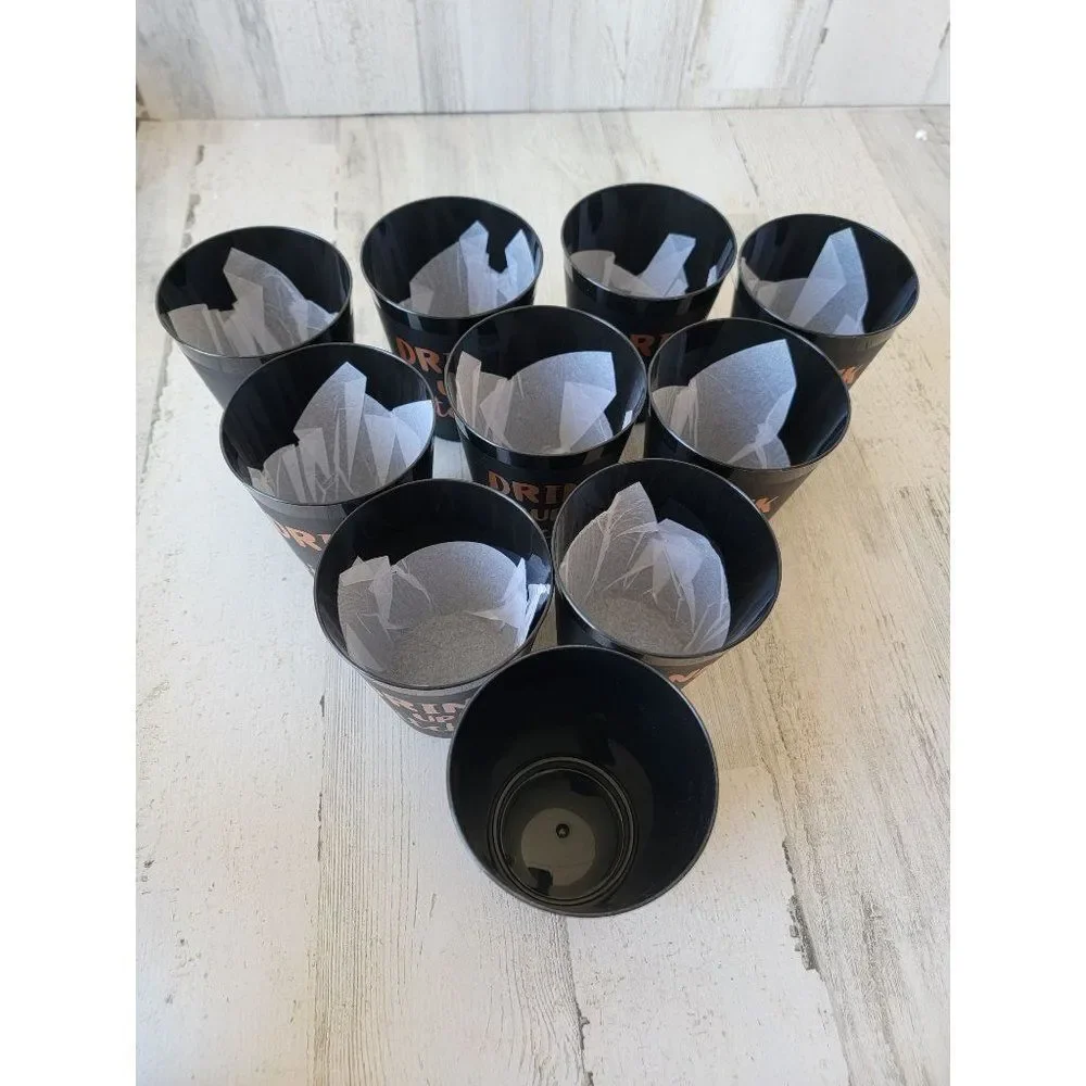 Black Drink up‎ witches party cup set Halloween decor